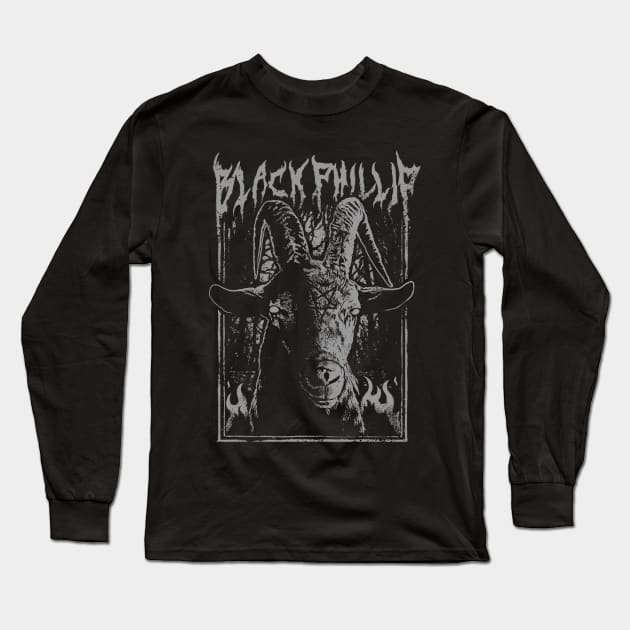 Black Metal Phillip Long Sleeve T-Shirt by Samhain1992